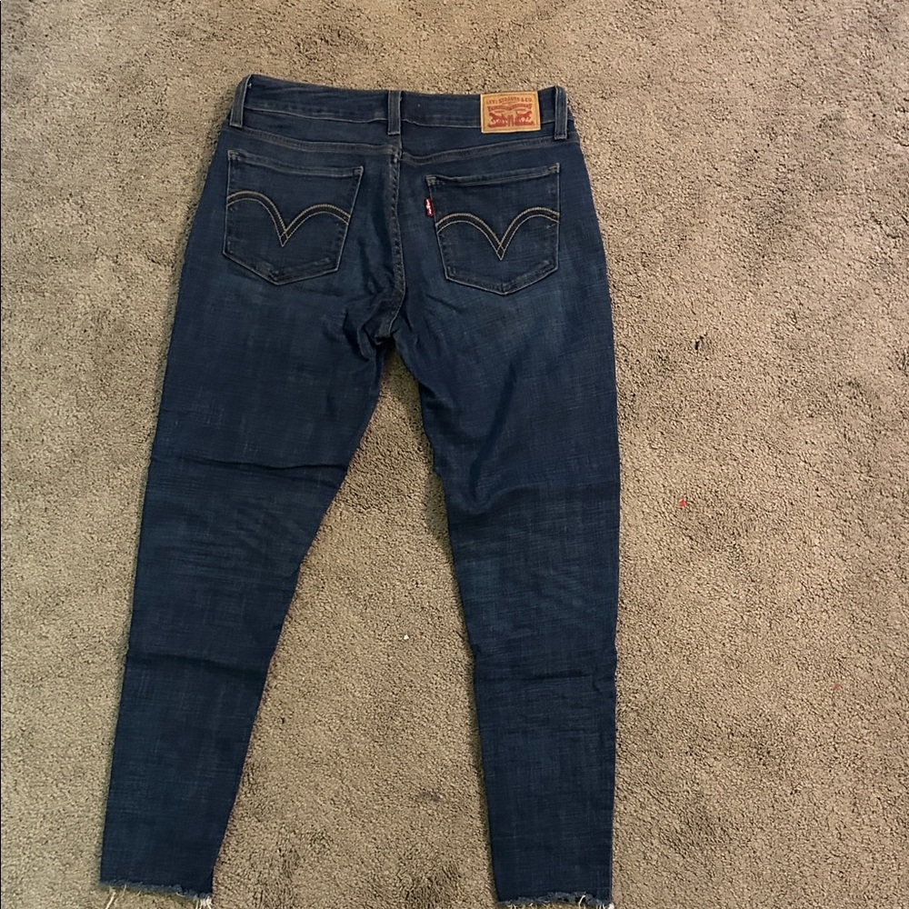 Levi's women's Dark Indigo Skinny Jeans